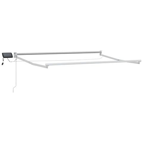 Tenda retrattile manuale con LED Blu e Bianco 3,5 x 2,5 m - Foto 2