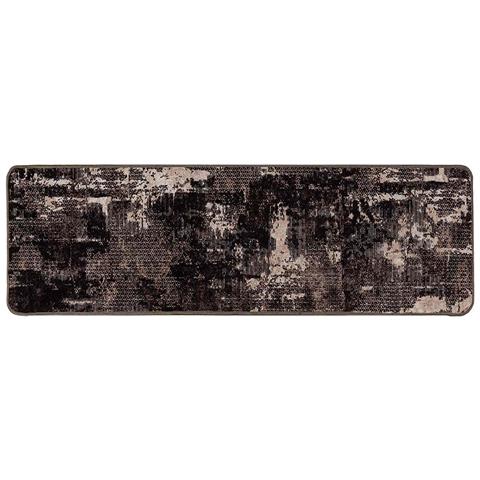 Runner Tappeto MARSA Nero 50 x 350 cm Poliestere e PVC - Foto 1