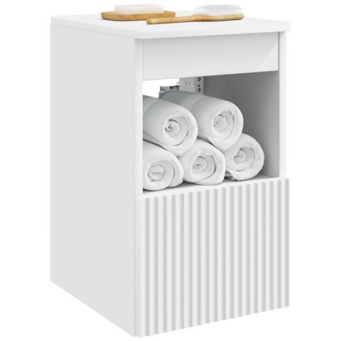 Mobile da Bagno Bianco 30 x 35 x 50 cm Legno ingegnerizzato - Foto 2