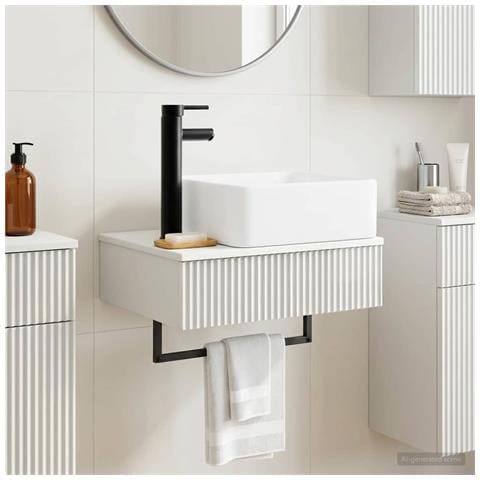 Lavabo da Parete Bianco Lucido 50 x 41 x 39 cm - Foto 8