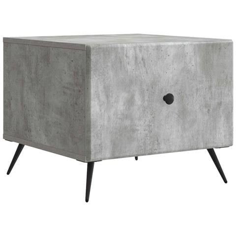 Tavolino da salotto con cassetto Grigio Cemento 49 x 50 x 40 cm - Foto 1