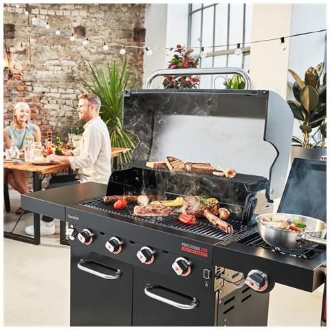 Professional CORE B 4 Grill Carrello Gas Nero, Acciaio inox 13180 W - Foto 2