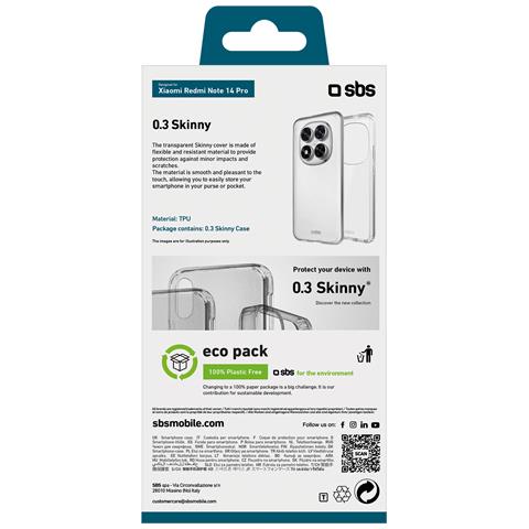 TESKINXIRNO14PT custodia per cellulare 16,9 cm (6.67") Cover Trasparente - Foto 3