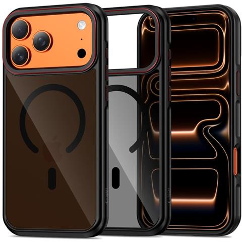 Custodia Iphone 17 Pro Nera E Rossa Maghybrid - Foto 2