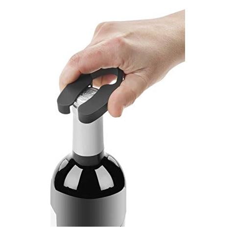 Cavatappi elettrico con base di ricarica, in plastica, nero, 5x5x25 cm - Foto 3