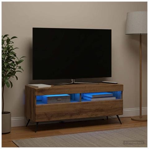 Mobile TV LED Rovere Artigianale Legno ingegnerizzato - Foto 2