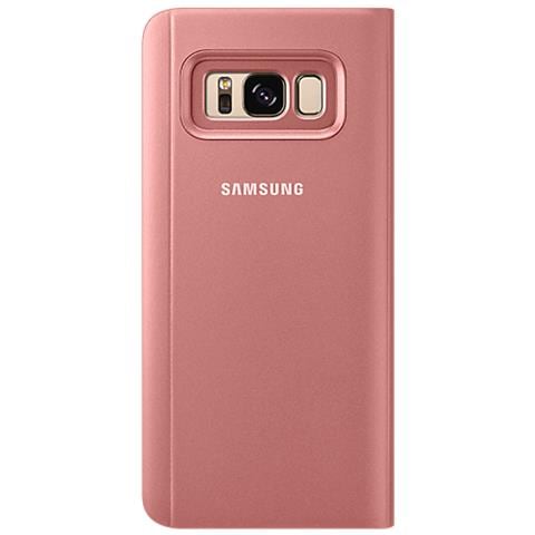 Custodia Clear View Standing per Galaxy S8 Plus Colore Rosa - Foto 2