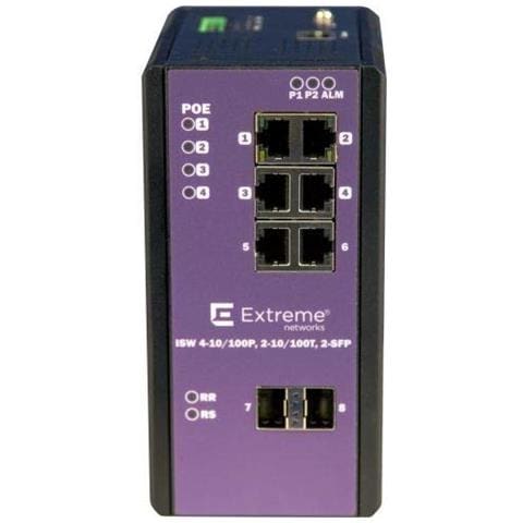 Extreme Networks ISW 4-10/100P2-10/100T2-SFP 4-Porte Poe+ 10/100 2-Porte 10/100 - Foto 1