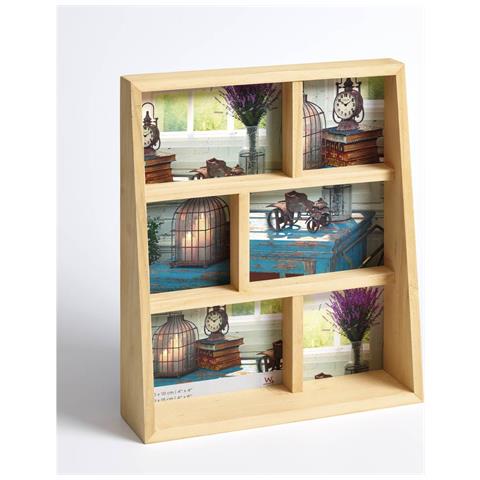 Design Rustic cornici, Natura, 3X 10x15 cm / 3X 10x10 cm - Foto 1