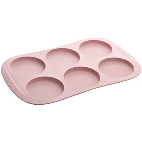 629518 Stampo Panini per Hamburger, Silicone, 36.9 x 21.6 x 1.8 cm, Nocciola - Foto 1