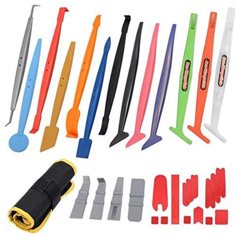 Corpo Veicolo Film Finestra Tool Kit Wrap Bastoncini Di Vinile Con Magneti Per La Curva O Gap Raggiungendo Ha Aggiunto Mini Spatole Microfibra Feltri Sacchetto Di Immagazzinaggio - Foto 1