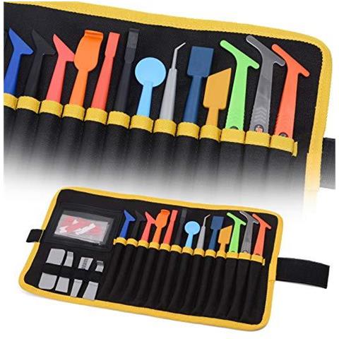 Corpo Veicolo Film Finestra Tool Kit Wrap Bastoncini Di Vinile Con Magneti Per La Curva O Gap Raggiungendo Ha Aggiunto Mini Spatole Microfibra Feltri Sacchetto Di Immagazzinaggio - Foto 4