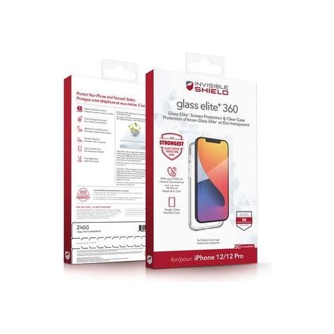 Glass Elite+ 360, Cover, Apple, Iphone 12/12 Pro, 15,5 Cm (6.1""), Trasparente - Foto 8