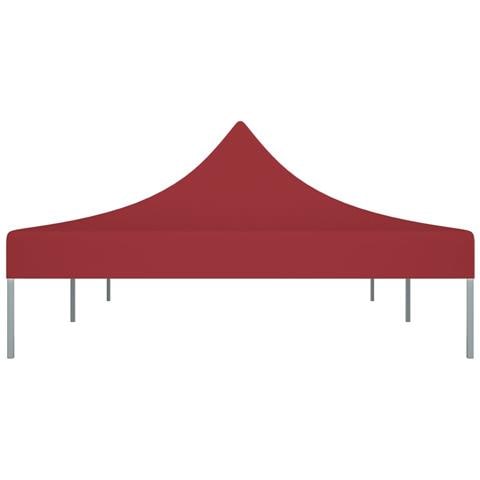 Tetto per Tendone per Feste 6x3 m Rosso Borgogna 270 g / m² - Foto 2