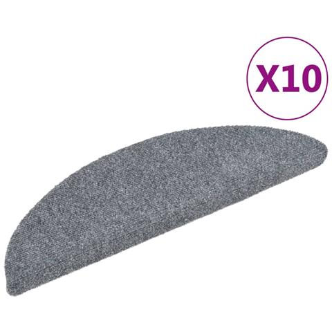 Tappetini Adesivi per Scale 5 pz 56x17x3 cm Neri Agugliati - Foto 1