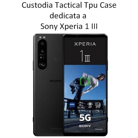Custodia Originale Tpu Cover Case Per Sony Xperia 1 Iii Trasparente - Foto 2