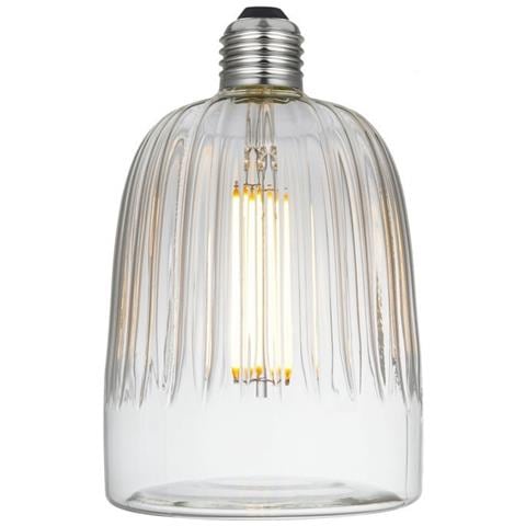 Lampadina Led Dimmerabile E27 6w 600 Lm Tiche Linea Crystal Dl700281 Bianco Caldo 2700k 165xø103 Mm Vetro - Foto 1