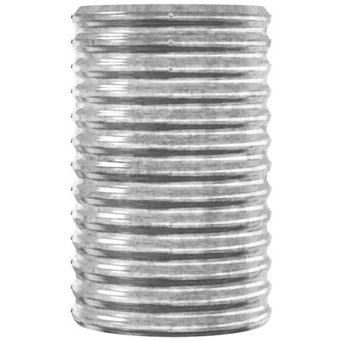 Letto Giardino Acciaio Verniciato a Polvere 114x40x68cm Argento - Foto 5