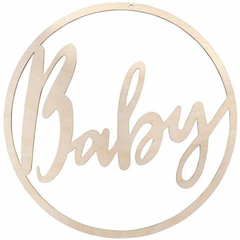 Scrittura Di Corona In Legno 'baby' 30 Cm - Foto 1