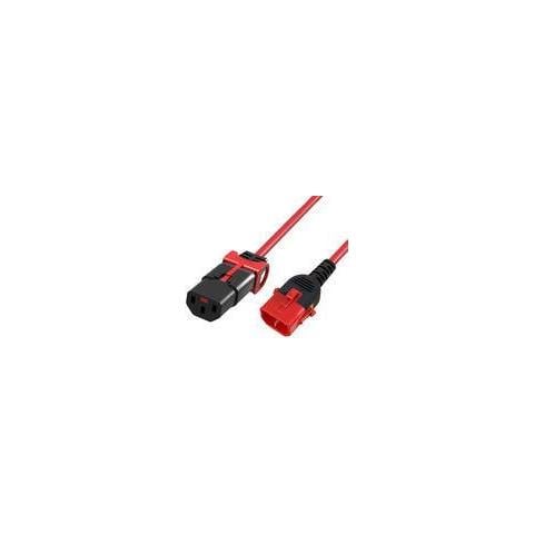 Ak5513 Cavo Di Alimentazione Rosso 1,5 M Accoppiatore C13 Accoppiatore C14 - Foto 2