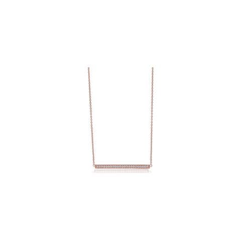 Gioielli C1013-cz-rg. Collana, Colore Rosa. Donna. - In ordine - Foto 2