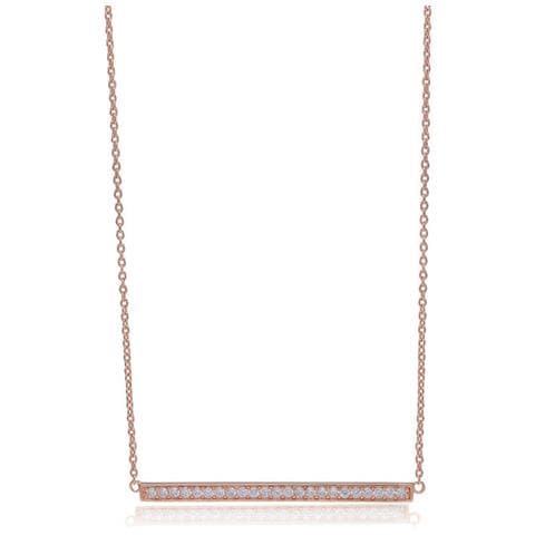 Gioielli C1013-cz-rg. Collana, Colore Rosa. Donna. - In ordine - Foto 3