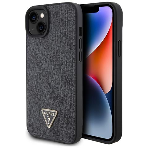 Cover Per Iphone 15 Plus Triangle Diamond 4g, Nero - Foto 2