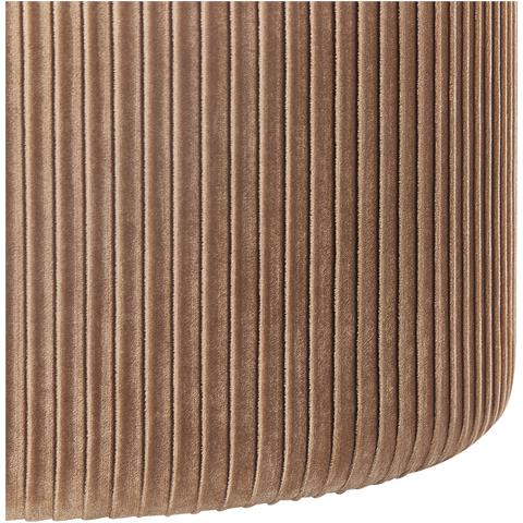 Pouf Contenitore Richland Velluto Beige - Foto 2