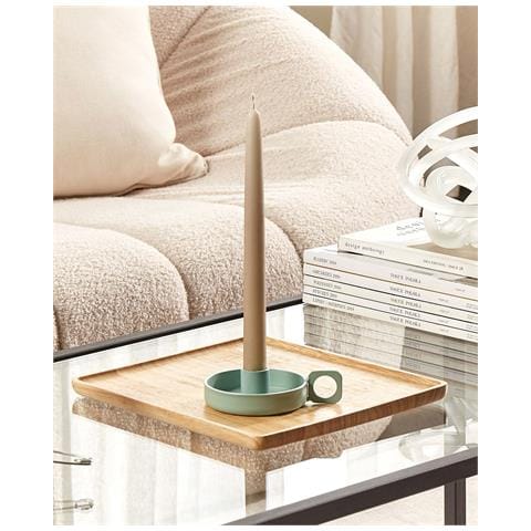 Portacandele Ferro Verde Chorio - Foto 1