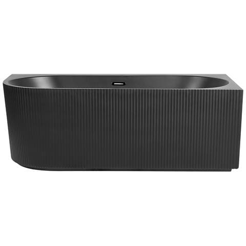 Vasca Da Bagno Angolare Gocta Lato Sinistro 170 X 80 Cm Nero - Foto 2