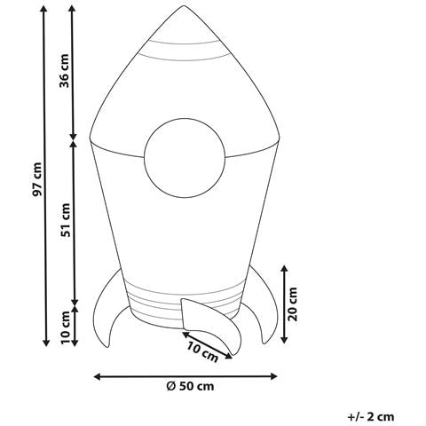 Cestino Per Bambini Razzo Paarl Alghe Marine Naturale - Foto 2