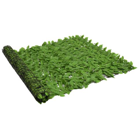 Paravento Da Balcone Con Foglie Verdi 200x150 Cm - Foto 1