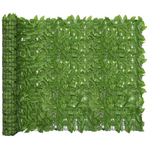 Paravento Da Balcone Con Foglie Verdi 200x150 Cm - Foto 2