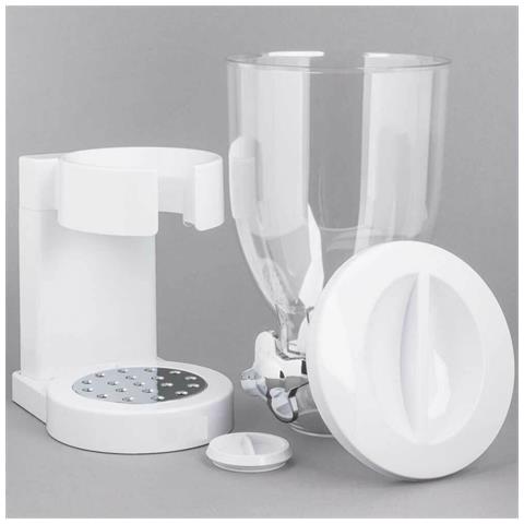 Dispenser Cereali Singolo Contenitore Dosatore Distributore Storage Pasta Bianco - Foto 2