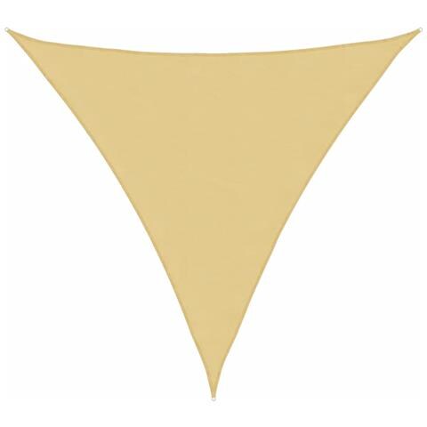 Vela Parasole Sabbia 6x6x6 M 100% Poliestere Oxford - Foto 2