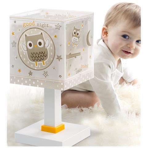 Lampada Da Comodino Per Bambino Good Night Gufo - Foto 1