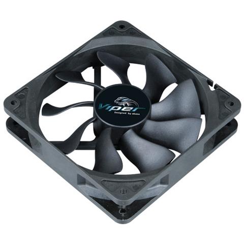 Viper Case per computer Ventilatore 12 cm Nero - Foto 1