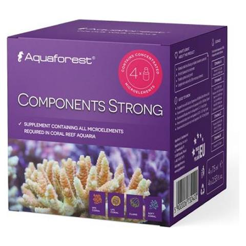 Components Strong 4x75 Ml - Integratore Concentrato Di Microelementi Per Acquari Marini - Aqf-cms07 - Foto 1