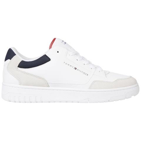 Basket Core Mix Sneakers Pelle Scarpe Uomo Bianco Eu 41, Fm0fm05058 Ybs - Foto 2