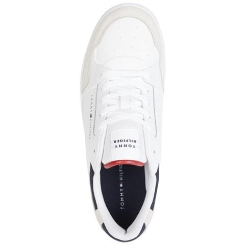 Basket Core Mix Sneakers Pelle Scarpe Uomo Bianco Eu 41, Fm0fm05058 Ybs - Foto 3