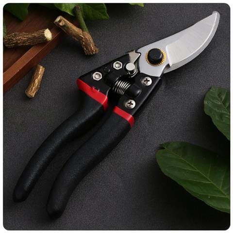 Forbici Da Potatura Da Giardino In Acciaio Inossidabile (nero/argento) - Foto 2