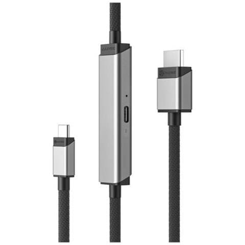 ULCHDPD01-SGR cavo e adattatore video 1 m USB tipo-C HDMI + USB Argento - Foto 1