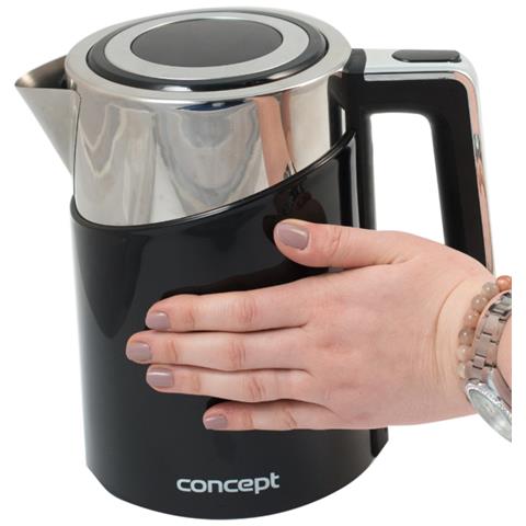 RK3171 bollitore elettrico 1,7 L 2200 W Nero, Metallico - Foto 2