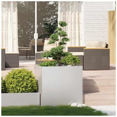 Fioriera 80x80x80 Cm In Acciaio Inox - Foto 3