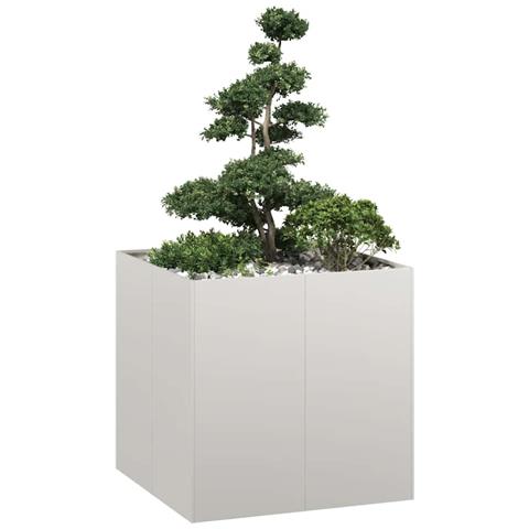Fioriera 80x80x80 Cm In Acciaio Inox - Foto 1