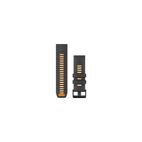 Garmin Quickfit-armband 26 Mm Silikon Graphit/spark Orange (010-13393-05) - Foto 1