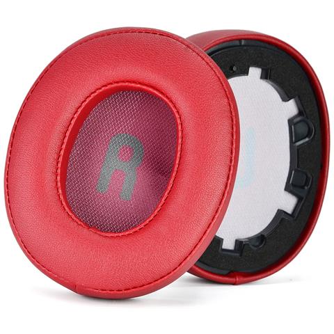 Cuscinetti Auricolari Di Ricambio Per Cuffie Jbl Tune 700bt / 710bt / 750bt / 760btnc Red - Foto 1