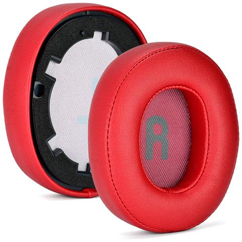 Cuscinetti Auricolari Di Ricambio Per Cuffie Jbl Tune 700bt / 710bt / 750bt / 760btnc Red - Foto 2