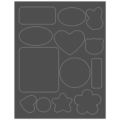 Toppe Per Riparazione Piumini, Toppe Termoadesive Per Abbigliamento, 10 Pezzi Darkgrey  Modello 1 - Foto 1