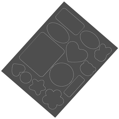 Toppe Per Riparazione Piumini, Toppe Termoadesive Per Abbigliamento, 10 Pezzi Darkgrey  Modello 1 - Foto 2